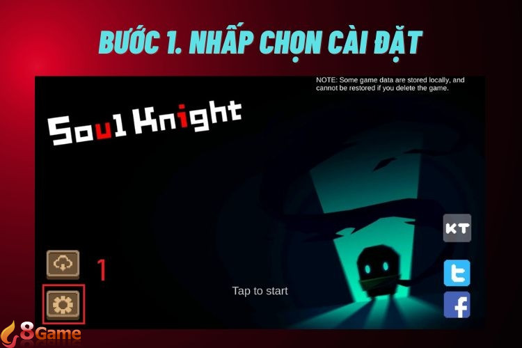 Cách nhận mã code Soul Knight nhanh chóng bước 1