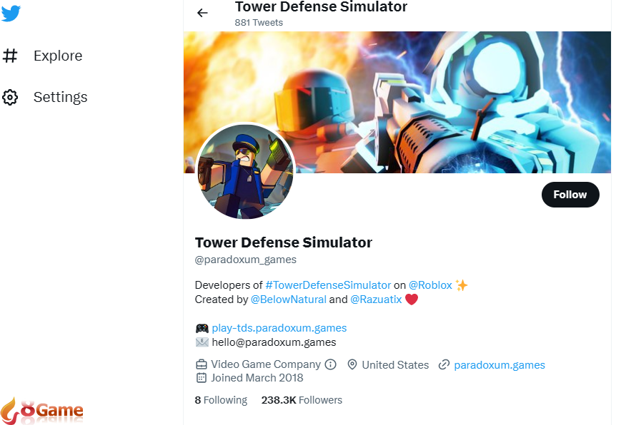 Cách nhận thêm mã code Tower Defense Simulator, lưu ý bạn cần biết