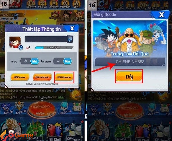 code Chiến Binh Idle 4