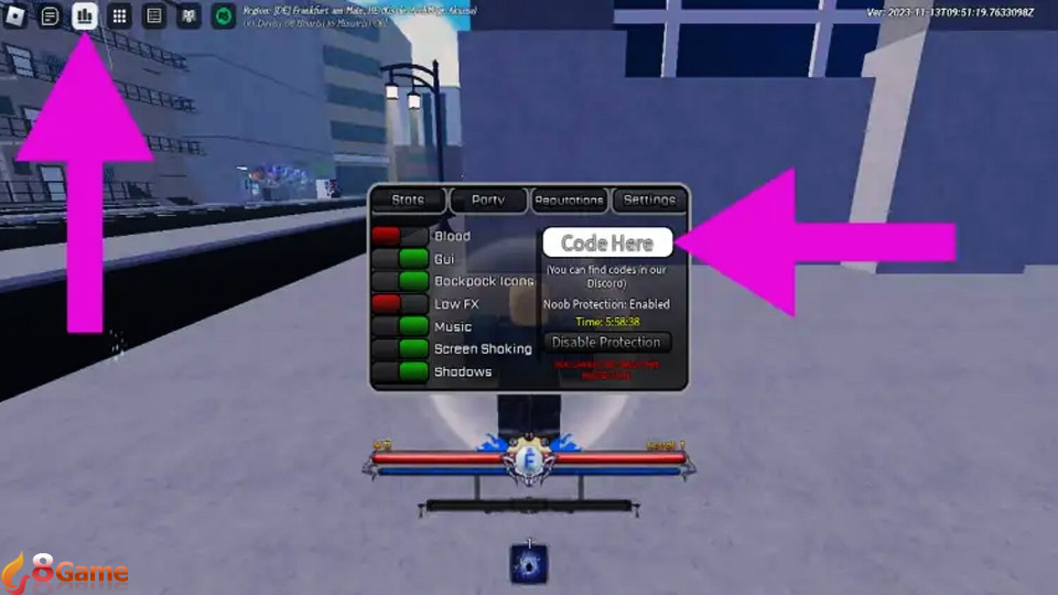 Cách nhập code Peroxide đổi thưởng