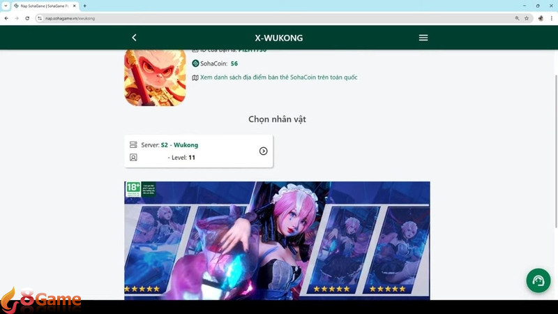 Bước 3 Cách nhập code X-Wukong