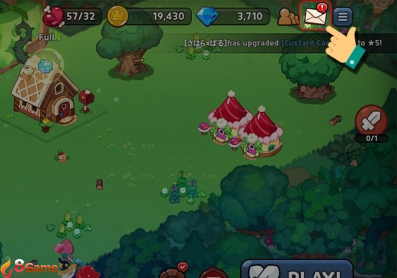 Nhận được thông báo xác nhận sau khi nhập mã