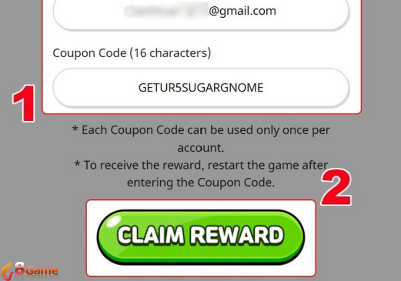 Truy cập vào trang nhập code chính thức