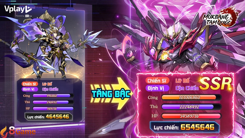 đồ họa 2D game mukbang tam quốc