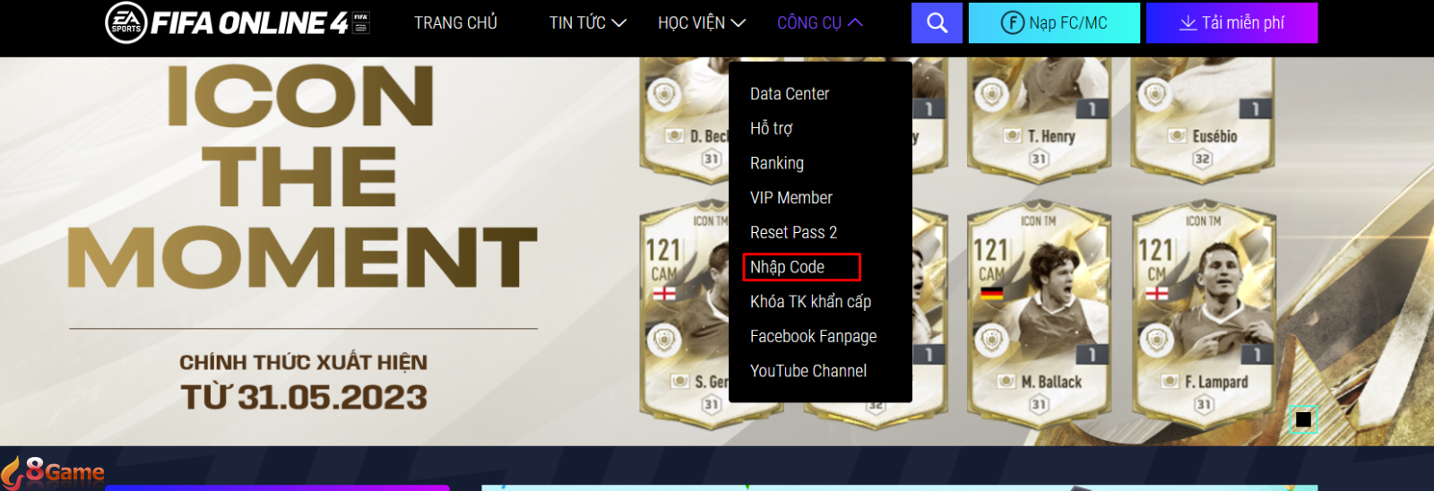 Bước 1 hướng dẫn cách nhập và sử dụng code Fo4