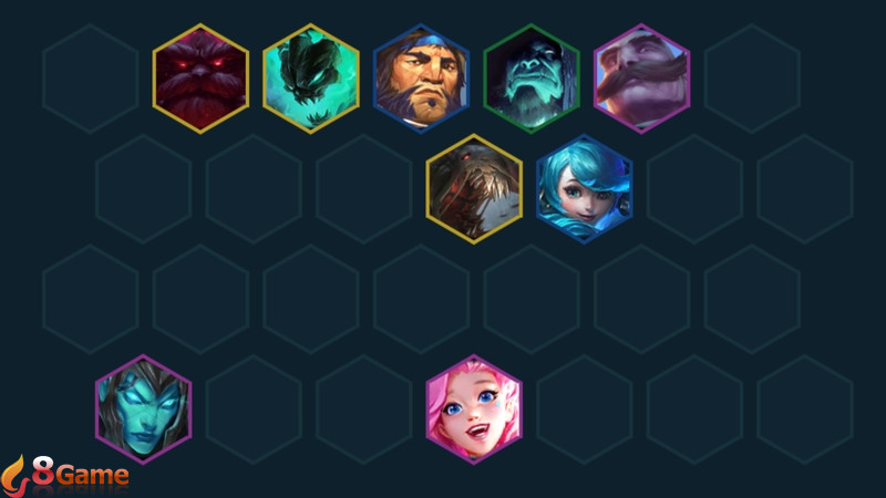 Các tướng trong đội hình Kalista Cảnh Vệ DTCL mùa 16