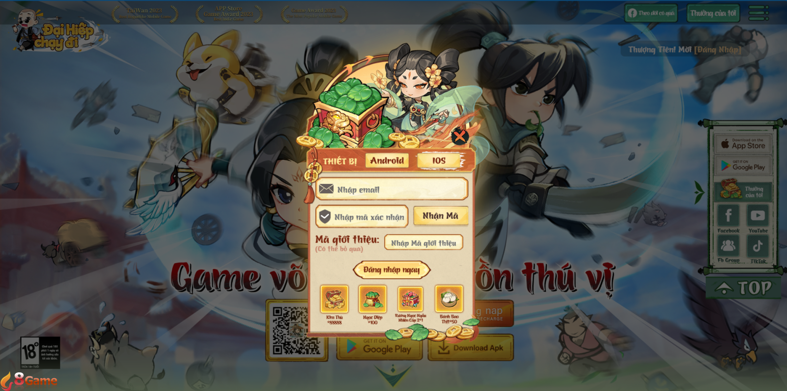 Trang web của Đại Hiệp Chạy Đi