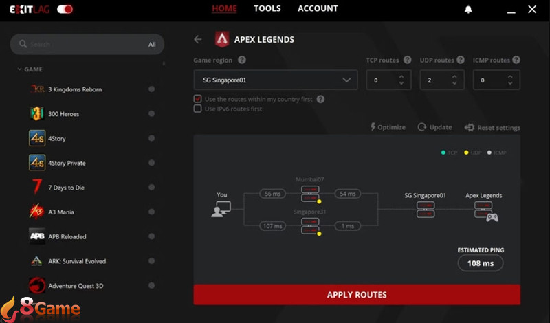 Phần mềm giảm ping tốt nhất cho game thủ - 07