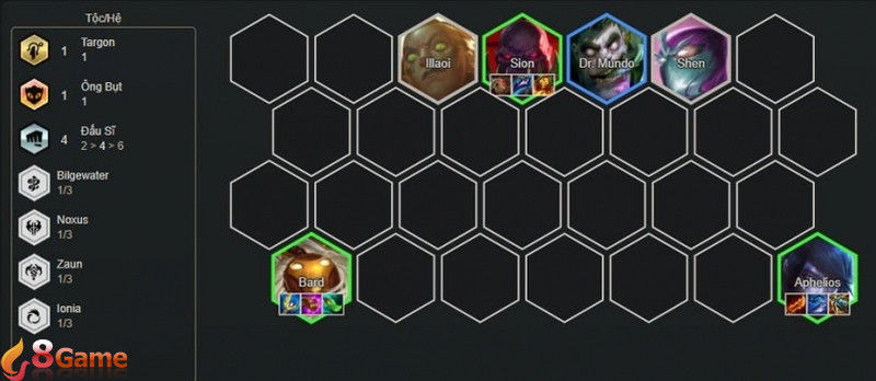 cách chơi đội hình Bard Đấu Sĩ reroll DTCL mùa 16 4