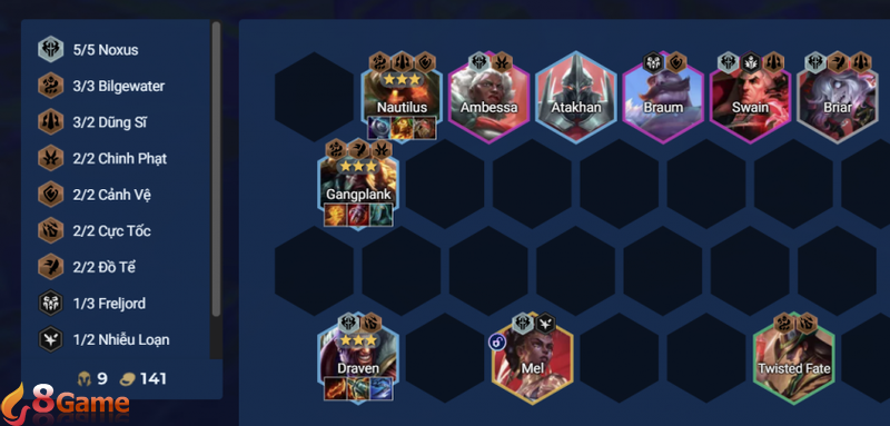 Cách chơi đội hình Gangplank Reroll DTCL Mùa 16 5