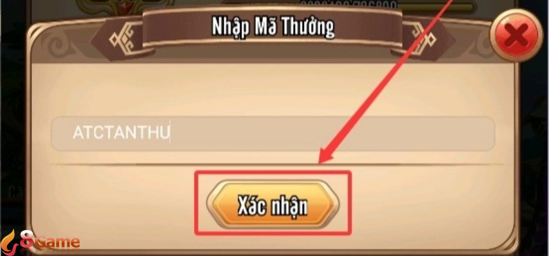 Các bước nhập code Manga Bá Cháy nhận quà bước 3