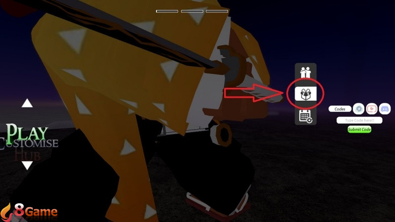 Cách nhập code Project Slayers