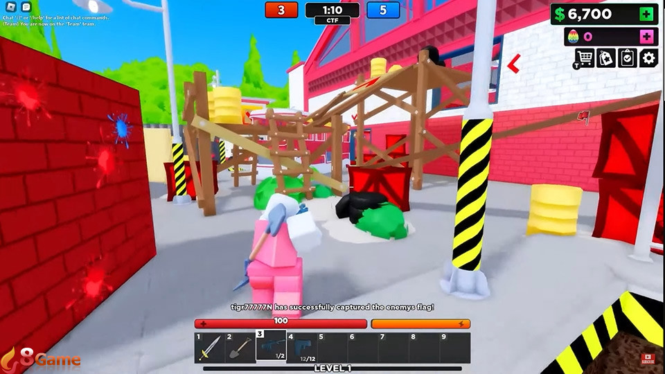 Giao diện game Flag Wars