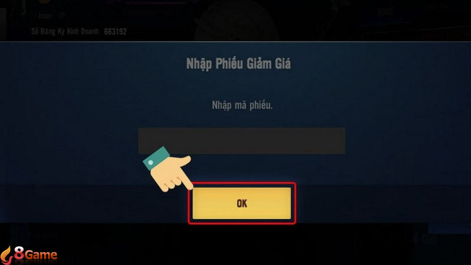 Nhận các phần quà trong game