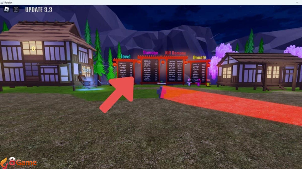 Đến ngôi làng có 4 bảng thông tin