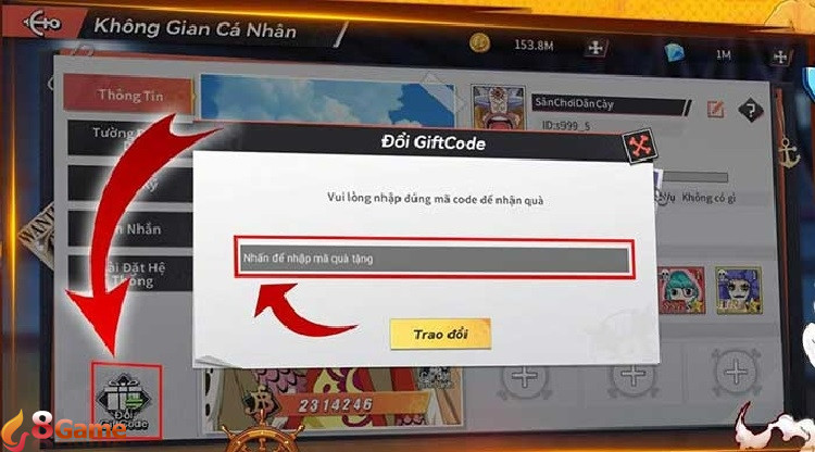 code hải tặc vô song 5
