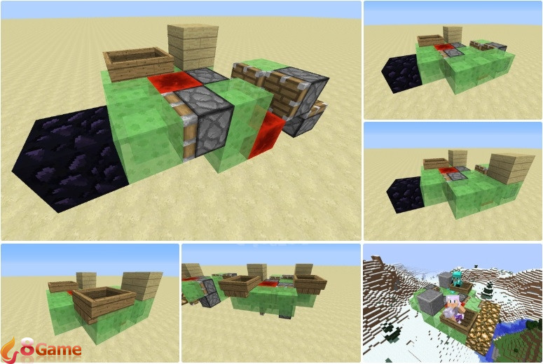 Cách làm máy bay trong Minecraft 4