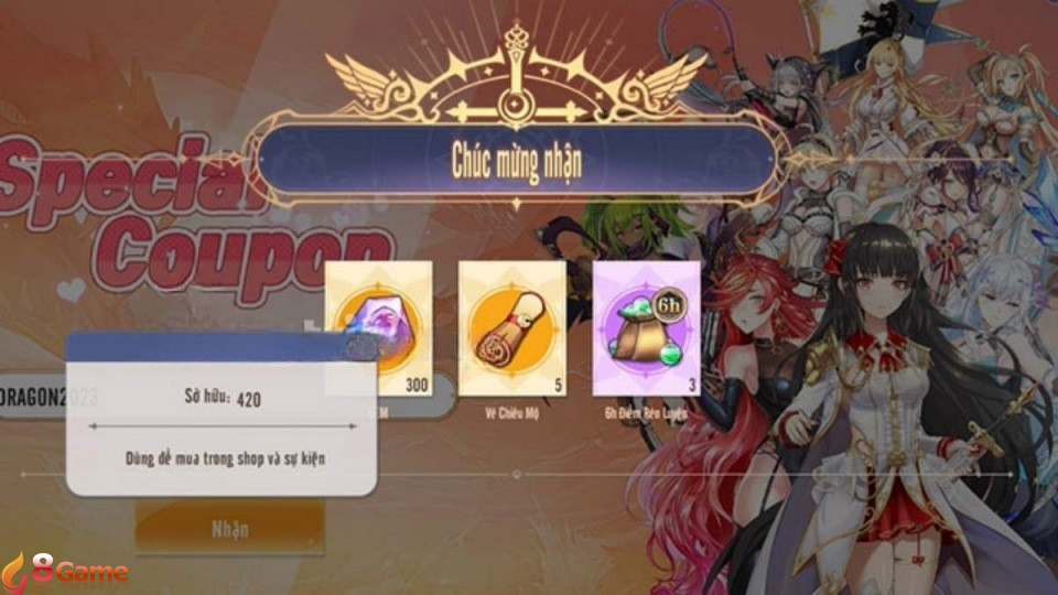 Lưu ý khi nhập code Dragon Waifu