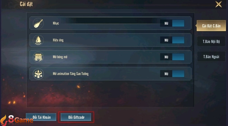 code Hào Khí Tam Quốc 2