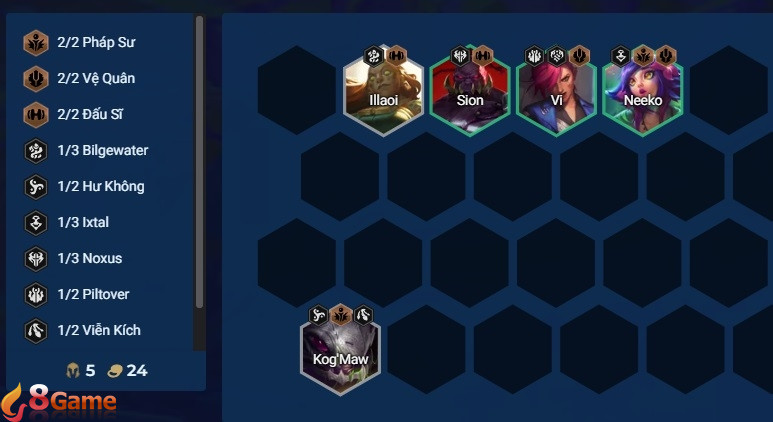 Đội hình Mel Flex DTCL Mùa 16