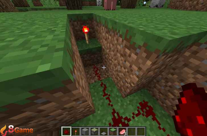 cách làm cửa tự động trong Minecraft hình 3