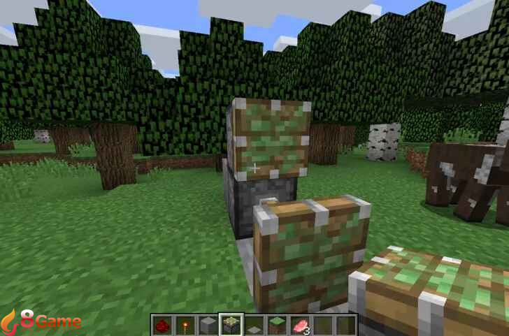 cách làm cửa tự động trong Minecraft hình 6