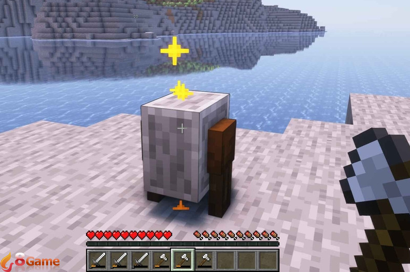 cách làm đá mài trong Minecraft hình 2