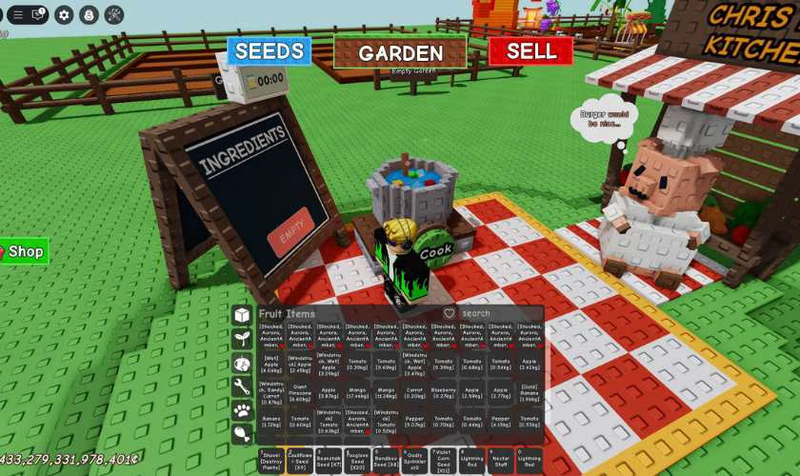 Cách chế sushi trong Grow a Garden 5