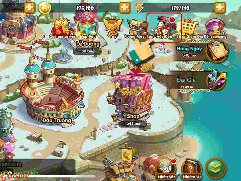 Cập nhật các hoạt động chơi game hiệu quả