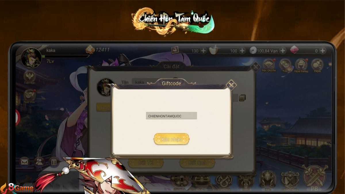 code game Chiến Hồn Tam Quốc (ảnh 4)