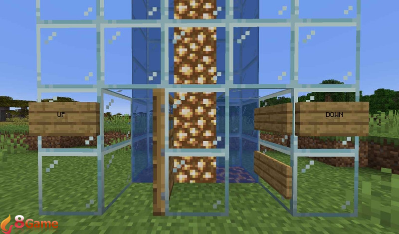 cách làm thang máy trong Minecraft hình 7