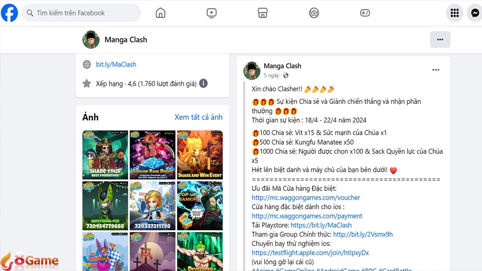 Tham gia các sự kiện game để nhận thêm nhiều mã code và quà tặng