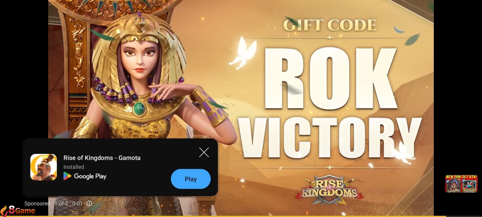 RoK có tặng code qua mạng xã hội