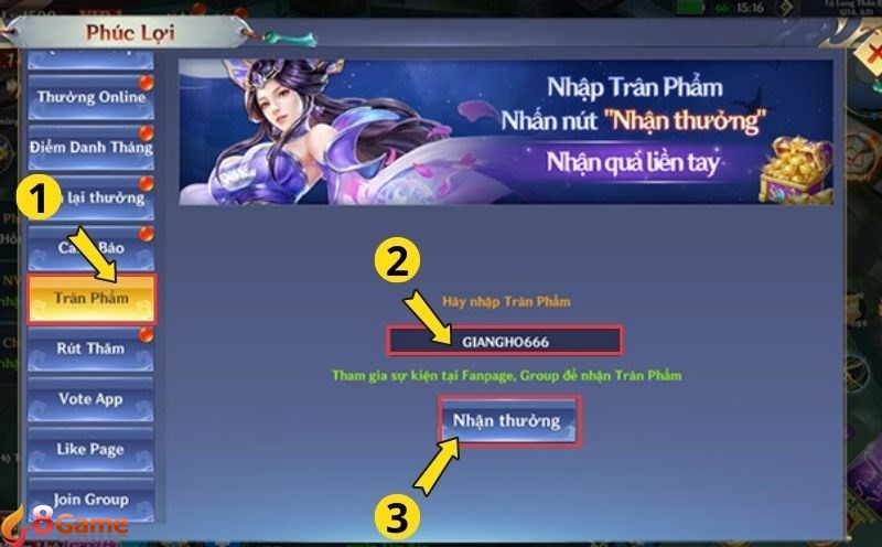 Code Giang Hồ: Bát Phái Phân Tranh 3