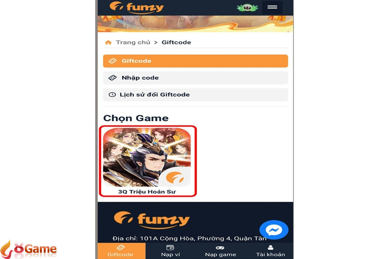 code 3Q Triệu Hoán Sư hình 1
