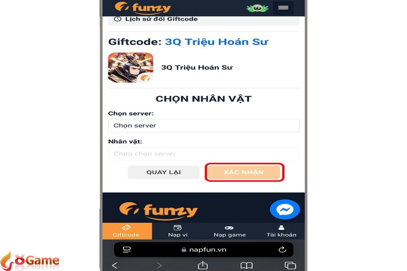 code 3Q Triệu Hoán Sư hình 4