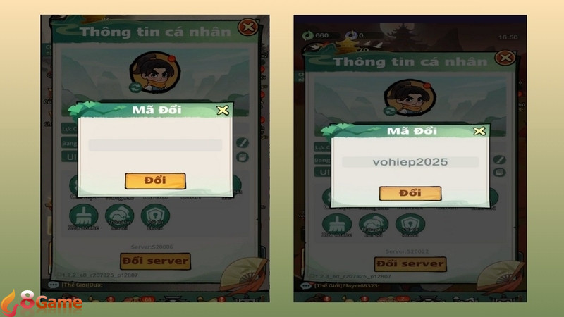 Các bước nhập code Tông Sư Mạnh Nhất nhận quà: nhận code quà tặng