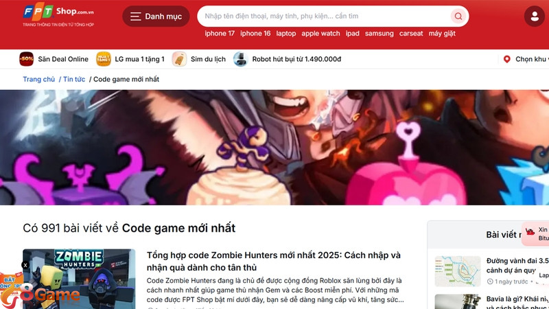 8Game là trang cung cấp thông tin uy tín về game