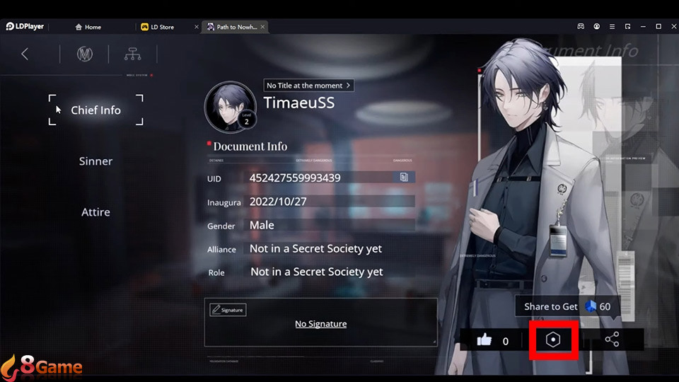 Chọn biểu tượng lục giác