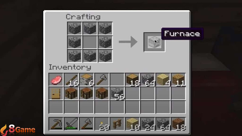 cách chế tạo giá để giáp trong minecraft hình 3