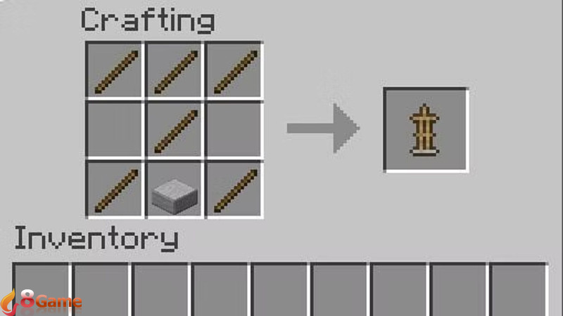 cách chế tạo giá để giáp trong minecraft hình 5