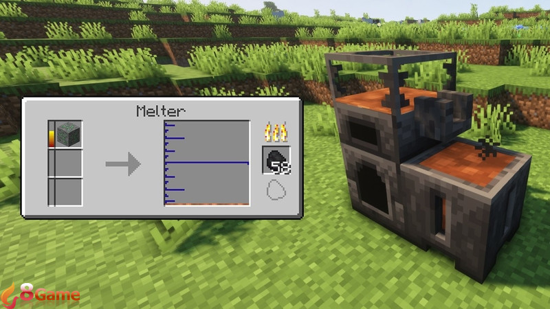 lò luyện kim Minecraft hình 9