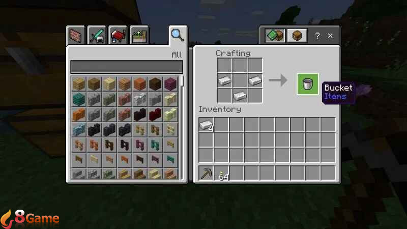 xô nước Minecraft hình 3