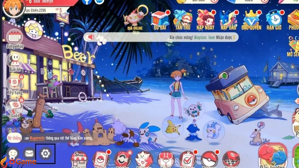 Bước 1 cách nhập code Học Viện Mega cực đơn giản