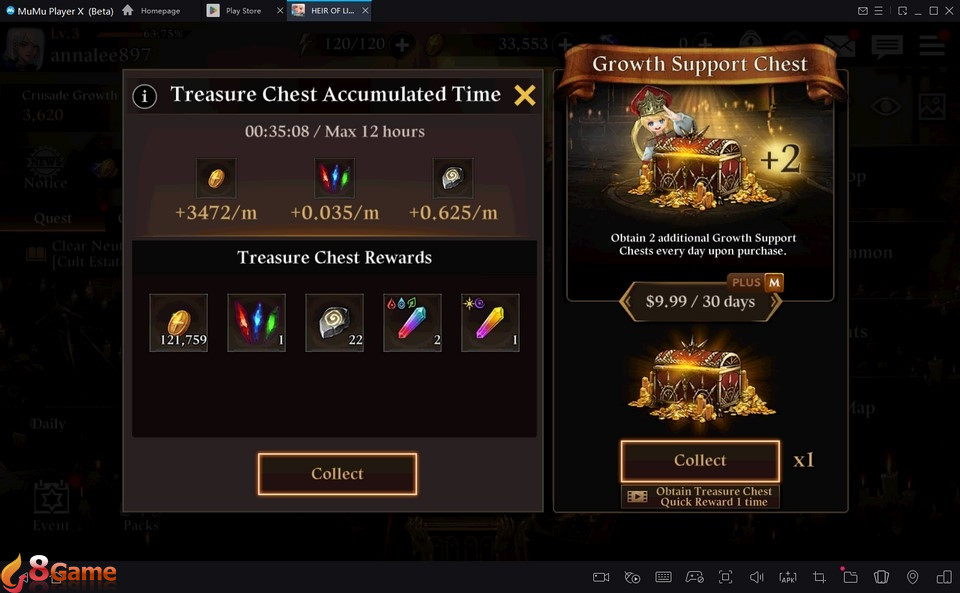 Những lưu ý khi nhập mã code Heir of Light