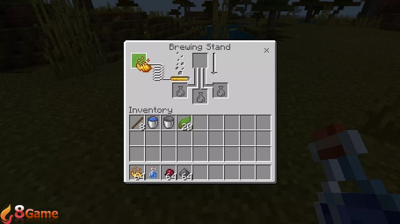 Tạo quầy pha chế (Brewing Stand)