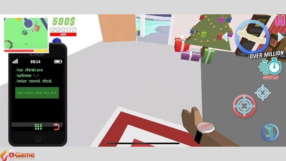 Hướng dẫn nhập code Dude Theft Wars bước 3