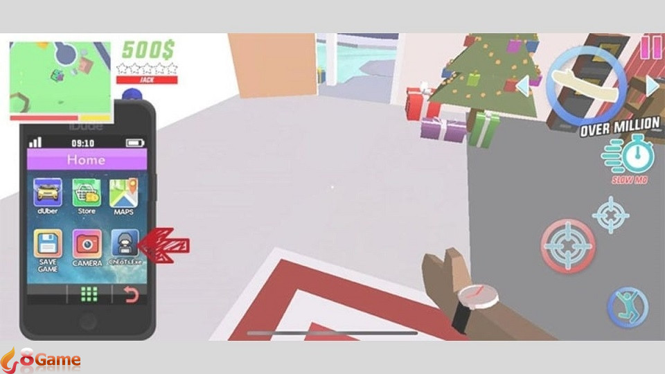 Hướng dẫn nhập code Dude Theft Wars bước 2