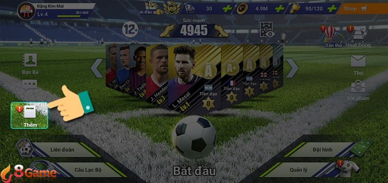 Code UFC Siêu Sao Bóng Đá (ảnh 3)