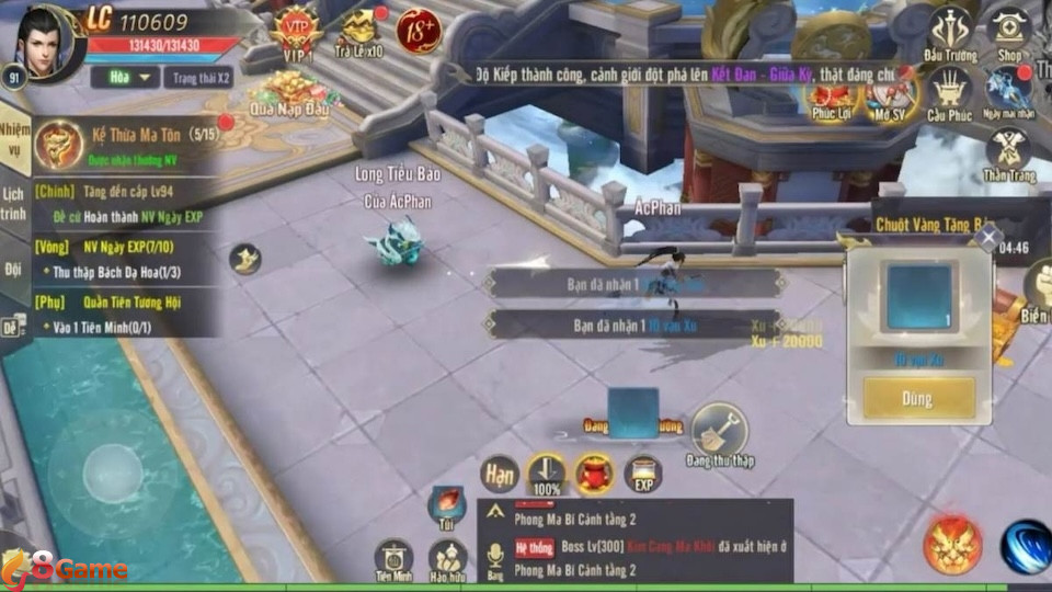 Nhận ngay quà tặng từ code Trảm Tiên Quyết được cập nhật mới nhất năm 2023 và hướng dẫn cách nhập hình 3